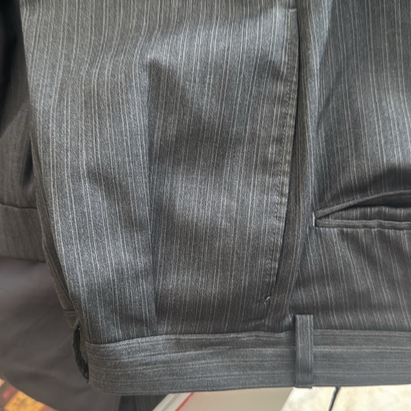 Men’s Grey Stripe Suit - Picture 5 of 6